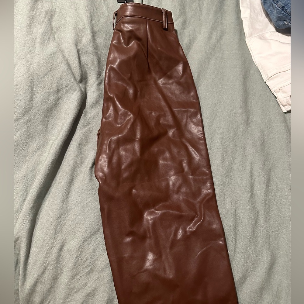 Whitefox Brown Leather pants